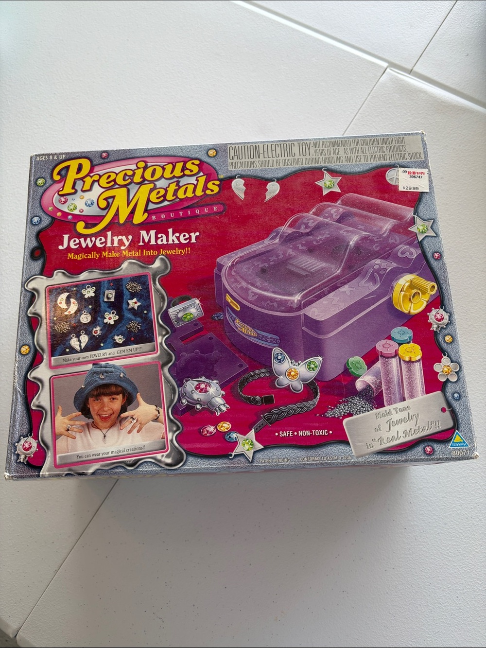 Vintage 1997 Toymax Precious Metals Jewelry Maker Bundle